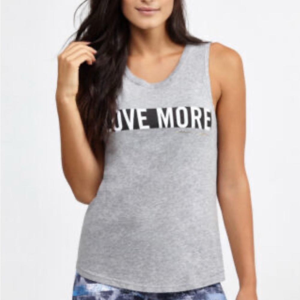 Spiritual Gangster Muscle Tank Top With Love More Graphic